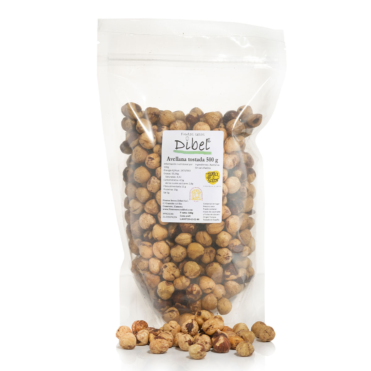 Avellana tostada de Frutos Secos Dibel